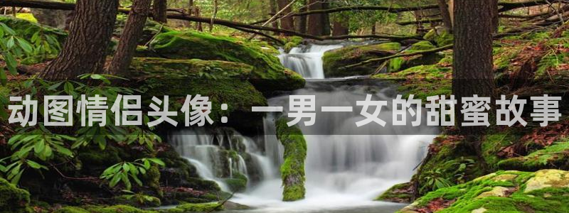 旧里番动漫3d：动图情侣头像：一男一女的甜蜜故事