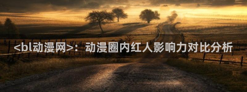禁漫里番：<bl动漫网>：动漫圈内红人影响力对比分析